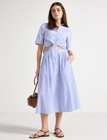 Lindex Skirt Fiona - Blue - XS