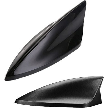 Shark-antenni, (musta) Shark Fin Antenni, auton antenni, universal antenni, FM/AM-antenni, valmistettu ABS:stä, tehostettu signaali, veden- ja 