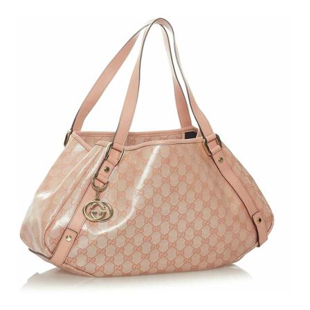 Gucci Vintage, Pre-owned Shoulder Bag Roze, Dames, Maat:ONE Size,leather