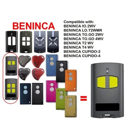 433mhz Rolling Code TOGO2VA 433,92MHz BENINCA TOGO 2VA 4VA ARC Coding