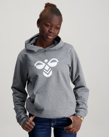 Hummel hmlCUATRO HOODIE Gris Sweats à capuche Fille - Kids Brand Store