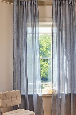 Jotex - Multifunctioneel Gordijn 2-pak Donkerzeeblauw Donkerzeeblauw - LAYER - Koop Multifunctionele gordijnen bij Jotex