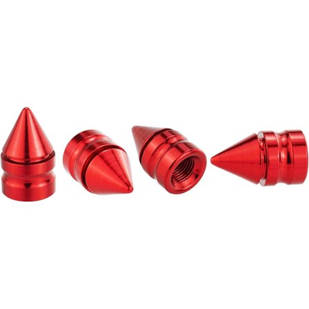 Metallventilskaftlock Spike Däckfälglock 4ps Aluminium Bil Luft Ti