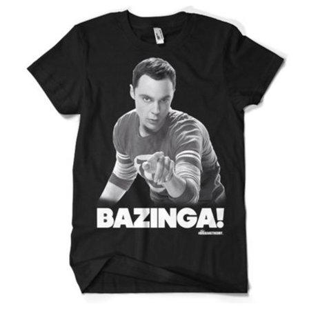 Big Bang Theory T-shirt Sheldon Says Bazinga