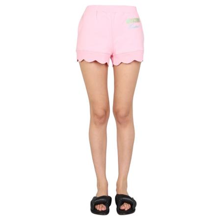 Moschino, Short Shorts Różowy, Kobieta, Rozmiar: 2XS