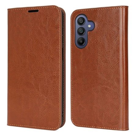 Mobilcover Samsung Galaxy A17 Ægte Læder Brun