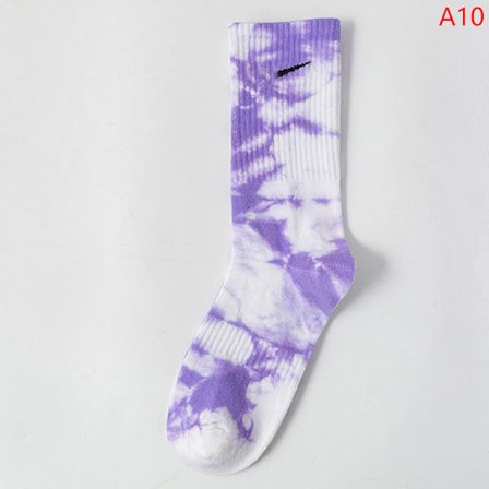 Tie-dye Socks European and Street Ins Hip-hop Tide Brand Coupl