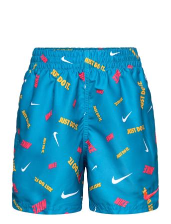 Nike B 4 Volley Short Print Blue NIKE SWIM