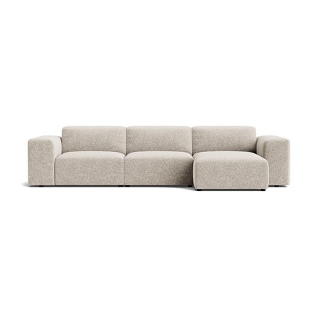 Soma chaiselong sofa, højrevendt - Genesis Grå/Beige - 343x147x75 - Sofa, chaiselong