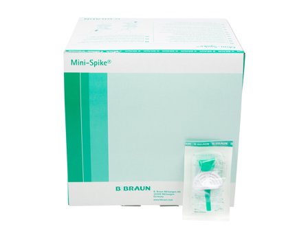 B. Braun Mini spike opptr kan B-filter, 50 stk.