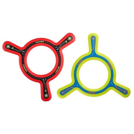 Rund boomerang med mjukt grepp