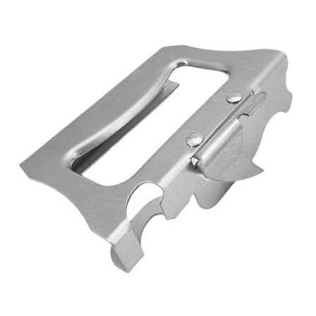 2 i 1 rustfri stål flaskeåbner kraftig japansk dåseåbner