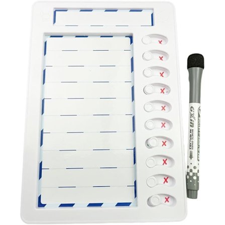 Viskelæder Gøremålsskema til Børn, Magnetisk Whiteboard Tjekliste Tavle, Børns Gøremålstavle Værktøj til Børn til At Gøre Liste Rutine Tjekliste 