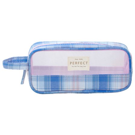 Penal med stor kapasitet Penal Blyantveske Glidelås Bærbar Blyantoppbevaringspose