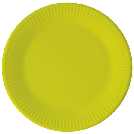 Ljusgröna Papptallrikar Solid Color