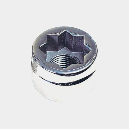 Nakrętka do steru jachtu Lewmar, 5/8′′ UNF, pasuje do Commodore, ze stali nierdzewnej, z szybkozłączem do korby kabestanu - Jachtowa