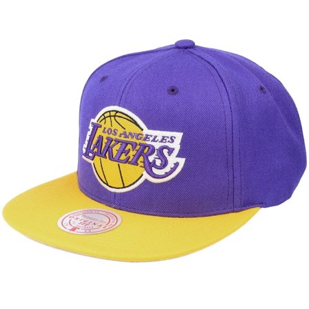 Mitchell & Ness - NBA Violet snapback Casquette - Los Angeles Lakers Team 2 Tone 2.0 Purple/Yellow Snapback @ Hatstore