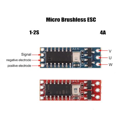 Micro Brushless Motor Driver Board Elektrisk Regulator Drive For