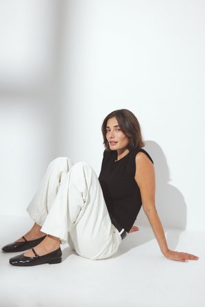 Shpresa x NA-KD Ballerinaskor med miniklack - Lågskor - Svart - EU 36