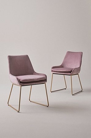 Jotex - Stol 2-pak Lys lyngrosa - MINOU - Køb Spisebordsstole & køkkenstole hos Jotex