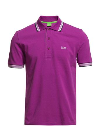 Paddy Polos Short-sleeved Lila BOSS
