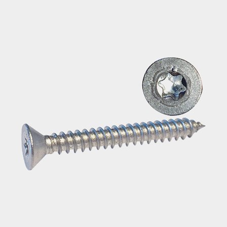 Skruv flatförsänkt 3,5 x 25 A4 Torx-spår ISO14586 20st.