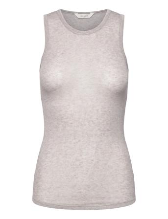 Alberte Wool Top Tops T-shirts & Tops Sleeveless Grey Gai+Lisva