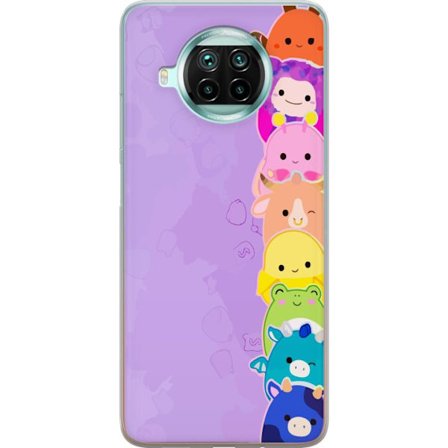 Yhteensopiva Puhelinkuori Xiaomi Mi 10T Lite 5G Tumma siluetti Jeesuksesta, jolla on orjantappurakruunu mustaa taustaa vasten, voimakkaassa kontrastis