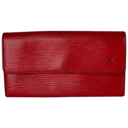 Louis Vuitton Vintage, Pre-owned Leather wallets Rood, Dames, Maat:ONE Size