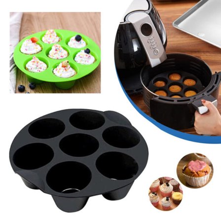 Bakform Silikonform Mini Muffin Cupcake Air Fryer Luftfritös