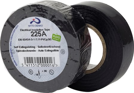 Nitto 225A Eltejp 20 m, 38 mm, Maskintillbehör & förbrukning