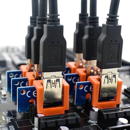 Vertikal montering Pci-e stigerkort holder lås for Pci-e kabelforlenger