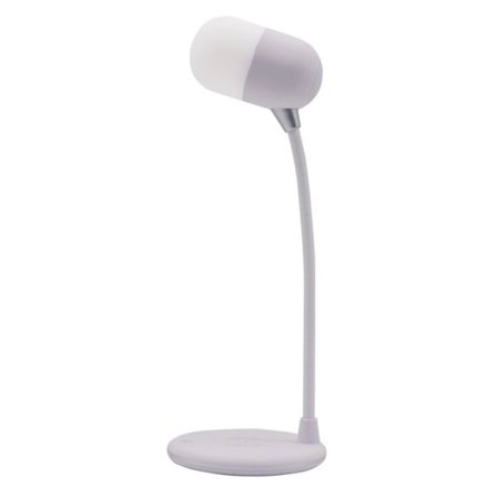 L4 LED Bluetooth-högtalarlampa Subwoofer Mobiltelefon Trådlös laddning Ljud Skrivbordslampa