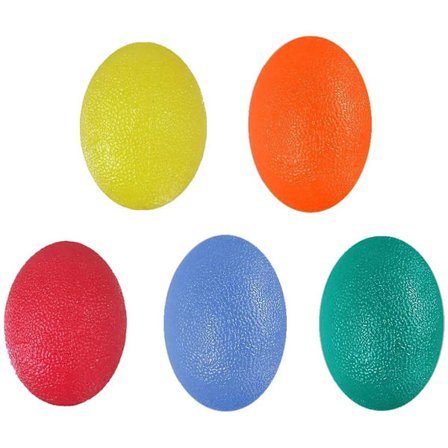 Kugle til håndterapi, stress, gigt, smertelindring, øvelser, håndøvelsesbold