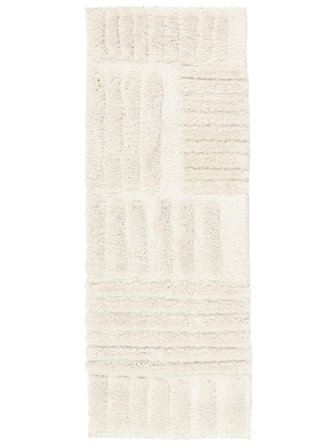 Shaggy Rug Small Mondi - Off White 80X200 Rustic Style
