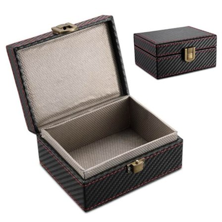 RFID Opbevaringsboks/æske til Bilnøgle/Mobiltelefon Kulfibertekstur