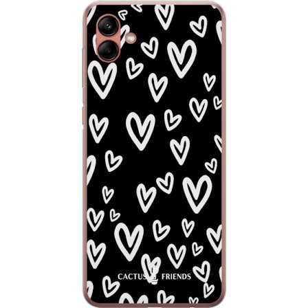 Yhteensopiva Puhelinkuori Samsung Samsung Galaxy A04 Cactus and Friends - Handdrawn Love Chaos