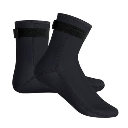 1 par dykkersokker Slitebestandig elastisitet Sklisikker neopren strand surfestøvler Vannsportsutstyr Black XL