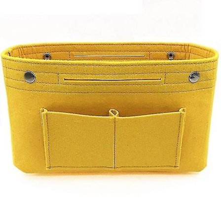 Makeup Storage Organizer Felt Cloth Insert Cosmetic Bag Multi-pockets Fits In Handbag Cosmetic Toiletry Bag For Travel Organizer