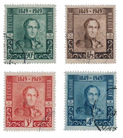 Belgien 1949 - OBP 807/10 - Stemplet