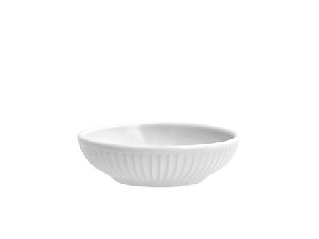 PILLIVUYT Bolle liten Plissé 9x2,5cm hvit