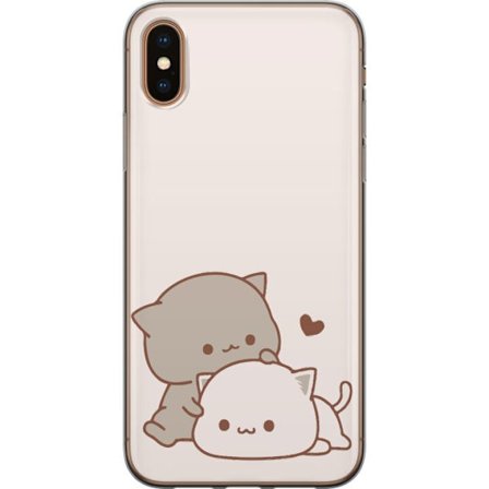 Kompatibelt Mobildeksel til Apple iPhone XS Max Kawaii Søte Katter