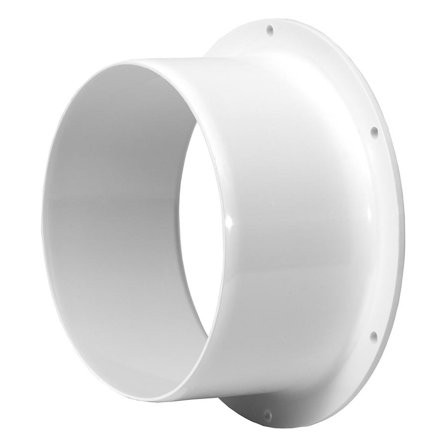 Europlast Ventilasjons veggjennomføring plast Ø100mm VF100