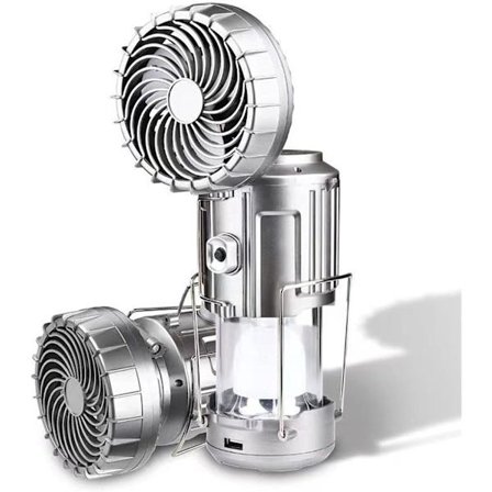 Campinglampor för utomhusfläktar Campingtältljus med fläkt Fällbar belysning Starkt ljus