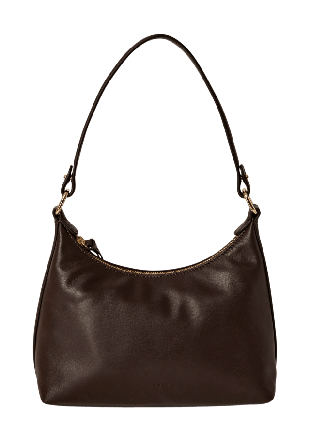 Wera Crossbody handväska i läder BILLIE Handväskor Brun ONESIZE