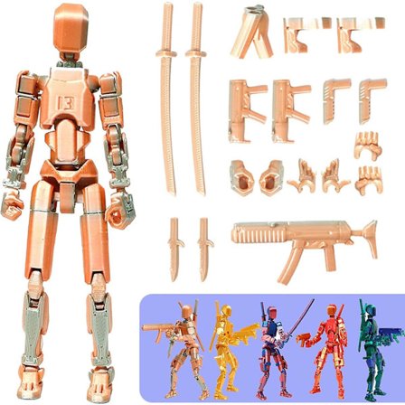 T13 Action Figur, Titan 13 Action Figur 3D Titans Figur, 3D Printet Action Figur Nova 13 Action Figur, Multi-Artikulære Action Figurer