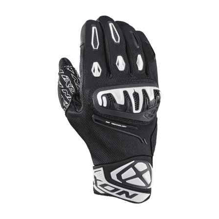 Ixon Mirage Air MC-Handskar Svart/Vit M