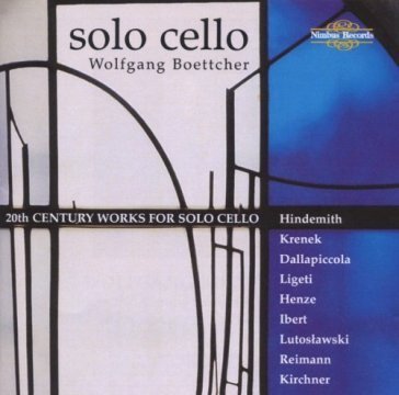 20th century works for solo cello BOETTCHER