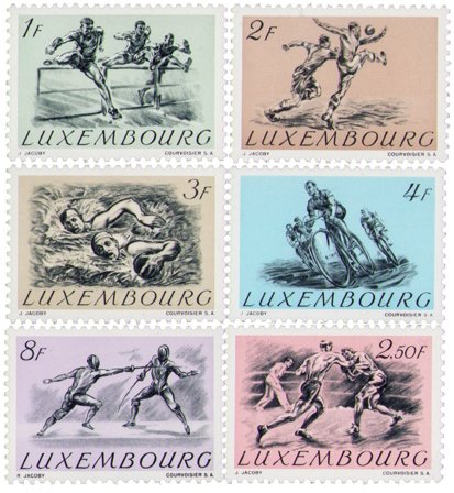 Luxembourg 1952 - MICHEL 495-500 - Postfrisk