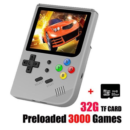 2019 Portable New Rg 300 Video Games Consola 3000 Retro Games Ps1/cps1/fc Retro Game 300 Gratis 32g Tf Card Tony System Handhe